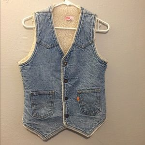 Vintage Levi Strauss Sherpa Vest Men’s Small